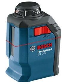ლაზერული საზომი Bosch Professional GLL 2-20 + BM3 + ქეისი