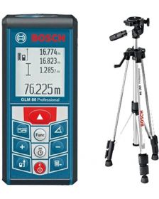 ლაზერული საზომი შტატივით,  Bosch GLM 80 + BS 150 Professional