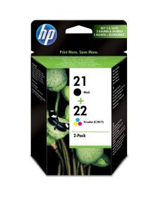 კარტრიჯი HP 21 Black/22 Tri-color 2-pack Original Ink Cartridges