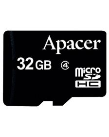 მეხსიერების ბარათი APACER  microSDHC Class4 32GB w/o Adapter RP