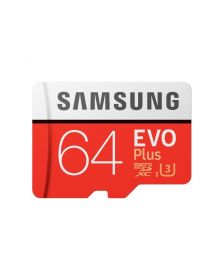 მეხსიერების ბარათი Samsung microSD EVO Plus 64GB