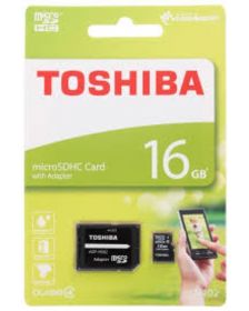 მეხსიერების  ბარათი TOSHIBA microSD THN-M102K0160M2
