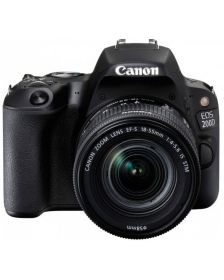 სარკული ფოტოაპარატი CANON EOS 200D KIT 18-55 IS STM BLACK (2250C017AA)
