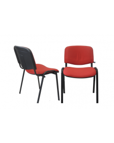 საოფსე სკამი ნაჭრის ზედაპირით "Iso", წითელი, (ნოვი სტილი, უკრაინა), Ns-901572