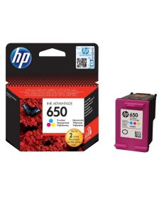 კარტრიჯი HP 650 Tri-color Original Ink Advantage Cartridge