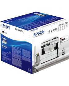 ჭავლური პრინტერი EPSON M3170 (C11CG92405) Wi-Fi / Network connection/ Duplex / ADF Printing Speed ISO/IEC 24734: 20 pages/min Monochrome უწყვეტი მიწოდების სისტემით