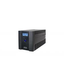 POWERCOM RPT-1500AP LCD - 1500VA / 900W LINE INTERACTIVE UPS, 2 ცალი 12V 7.2AH ბატარეა