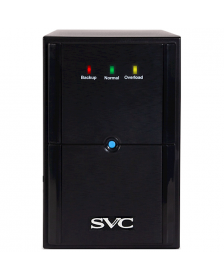 უწყვეტი კვების წყარო SVC V-1500 Interactive UPS, LED, Black
