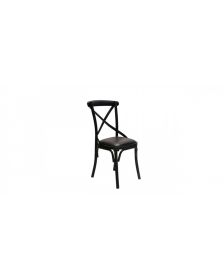 ბარის სკამი ტყავის ბალიშით, შავი ბარის სკამი ტყავის ბალიშით, შავი მეტალის ჩარჩოთი, შავი, QT-0206, QT-219121