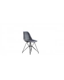 ბარის სკამი ტყავის ზედაპირით, ნაცრისფერი ბარის სკამი ტყავის ზედაპირით, მეტალის ფეხით, ნაცრისფერი / თეთრი კანტით, BX-XH-9056A/grey-XSBN/6, BX-316122
