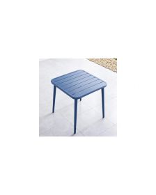 ბაღის მაგიდა ალუმინის, ოთხკუთხედი ბაღის მაგიდა ალუმინის, ოთხკუთხედი, 75x75xH73სმ, ლურჯი, YF-YR-Auminum-T5, YF-620137