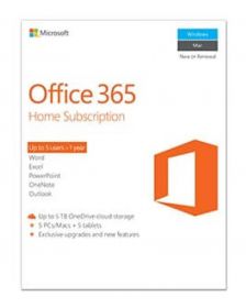 ლიცენზირებული Microsoft Office 365 Home 32/64