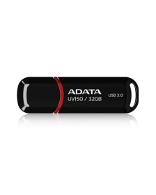 ფლეშ მეხსერება ADATA UV150 32 GB, USB 3.0, Black (AUV150-32G-RBK)