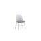 ბარის სკამი პლასტიკური საზურგით, თეთრი ბარის სკამი პლასტიკური საზურგით, ნაჭრის ბალიშით, მეტალის ფეხით, თეთრი/ნაცრისფერი ბალიში, BX-XH-8336/white/grey-BU122-1509, BX-316123