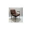 სკამი MONO სკამი MONO სახელურით, ყავისფერი ტყავის, შავი მეტალის ფეხით, თურქეთი, DEC-S-214/Zeugma Brown, DEC-351010