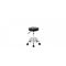 სკამი სამედიცინო ანტისტატიკური სკამი სამედიცინო ანტისტატიკური, ტყავის ზედაპირით, ქრომირებული ბაზით(D56სმ) და ფეხის დასადები რგოლით, სახ. გარეშე, გორგოლაჭზე, შავი, UT-S146, UT-911528