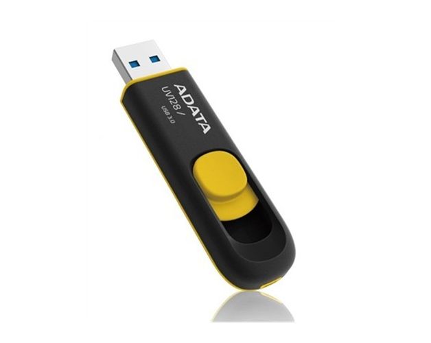 ფლეშ მეხსიერება ADATA 32GB 32 GB, USB 3.0, Black/Yellow