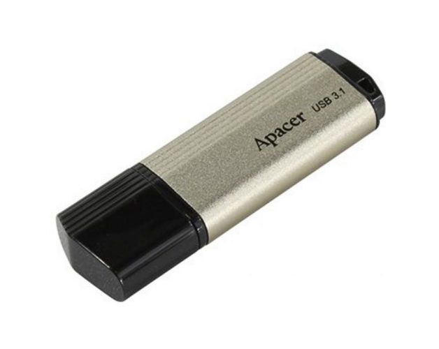 ფლეშ მეხსიერება Apacer AH353 USB 3.0 Champagne Gold (AP64GAH353C-1)
