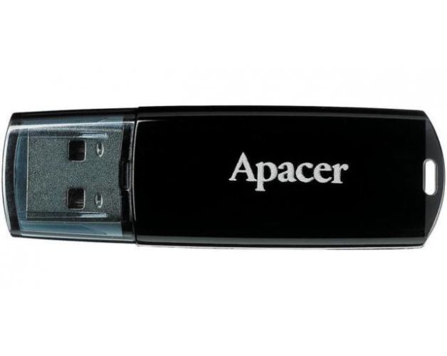 მეხსიერების ბარათი Apacer  USB2.0 Flash Drive AH322 32GB Black RP