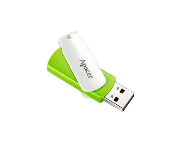 მეხსიერების ბარათი APACER USB2.0 Flash Drive AH335 32GB Green RP