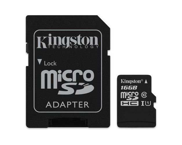 მეხსიერების ბარათი Kingston Canvas Select 16GB microSD