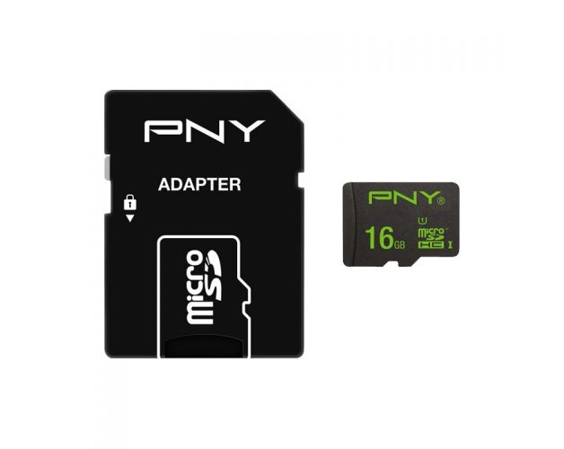 მეხსიერების ბარათი PNY MicroSDHC 16GB