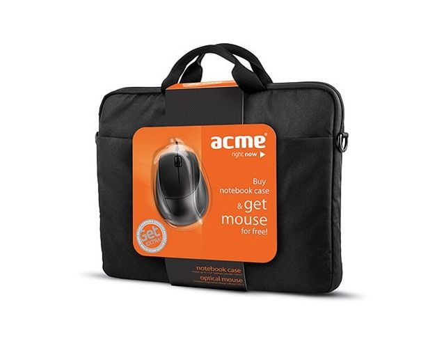 ნოუთბუქის ჩანთა Acme 16M37 Notebook case + მაუსი MS13