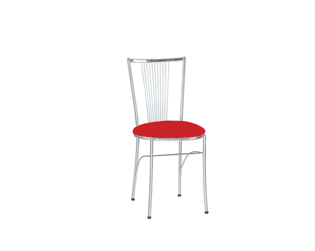 ბარის სკამი ტყავის FOSKA წითელი, NS-V27, NS-901765