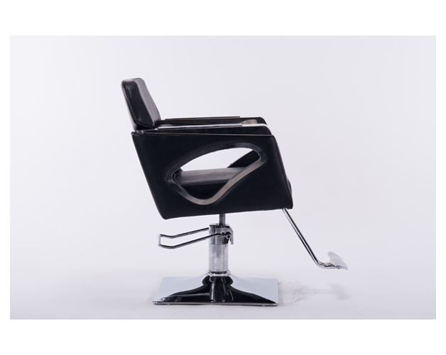 სალონის სკამი ტყავის ზედაპირით შავი, UT-C398A, UT-911515