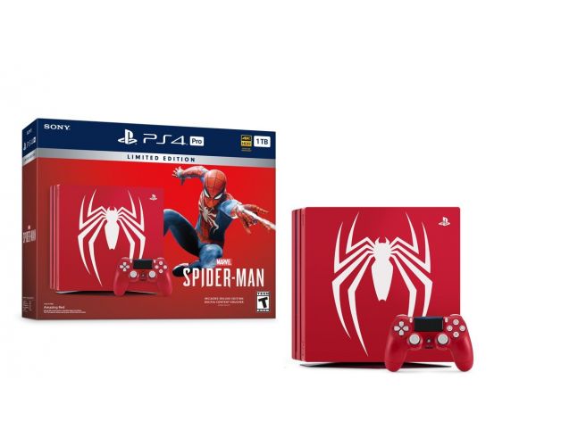 სათამშო კონსოლი Sony Playstation 4 Console 1TB  with Spider-Man limited Edition (Red)\PS4