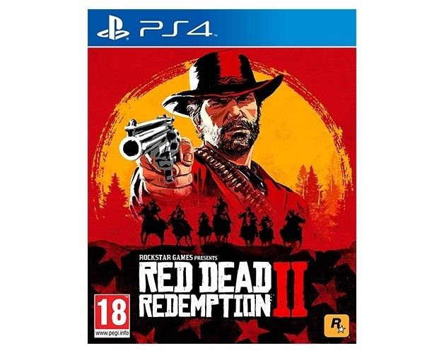 სათამაშო კონსოლი Sony Playstation 4 Console 500GB with Red Dead Redemption 2 Black