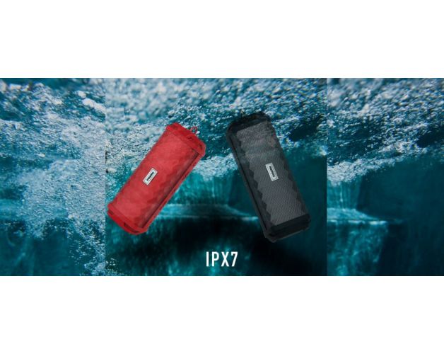 ბლუთუს დინამიკი Remax Outdoor waterproof Bluetooth Speaker RB-M12 Red
