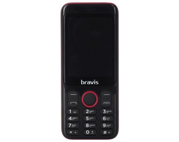 მობილური ტელეფონი BRAVIS C281 Wide (Red)