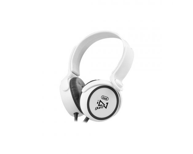 ყურსასმენი Trevi  stereo  headphones + Miicrophone DJ 673 M  white (0067301)