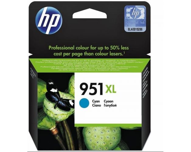 კარტრიჯი HP 951XL, Cyan Ink Cartridge (High Yield)