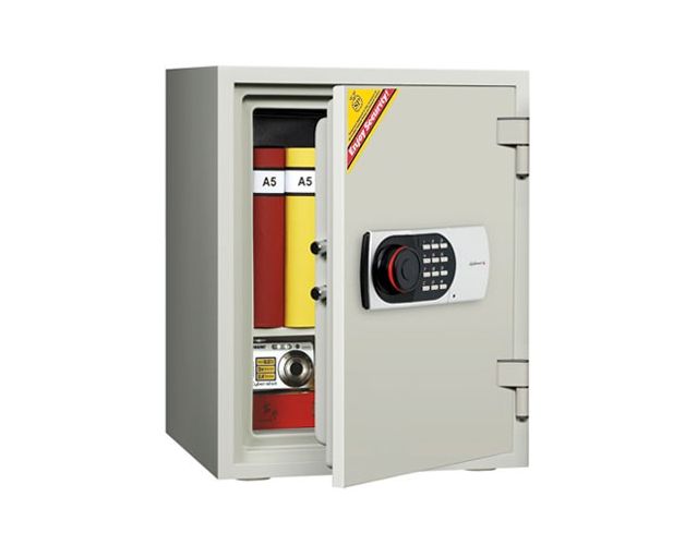 ცეცხლგამძლე სეიფი ელექტრონული საკეტით Di-530EN(RAL9002), Di-901382