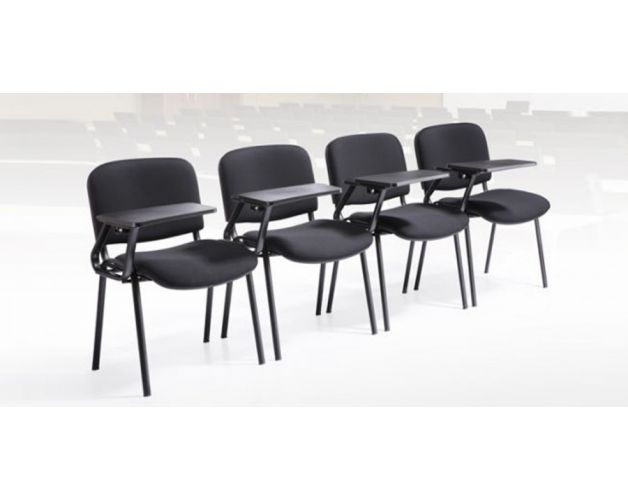 საოფსე სკამი ნაჭრის ზედაპირით "Iso", შავი, (ნოვი სტილი, უკრაინა) Ns-900154 / Ns-900774