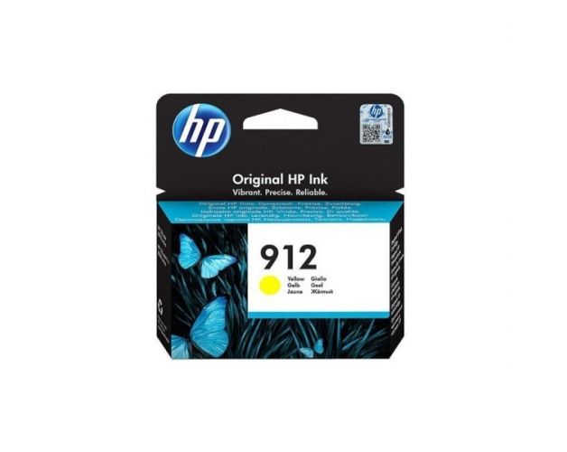 კარტრიჯი ჭავლური: HP 912 Yellow Original Ink Cartridge - 3YL79AE