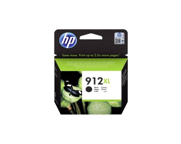 კარტრიჯი ჭავლური: HP 912XL High Yield Black Original Ink Cartridge - 3YL84AE