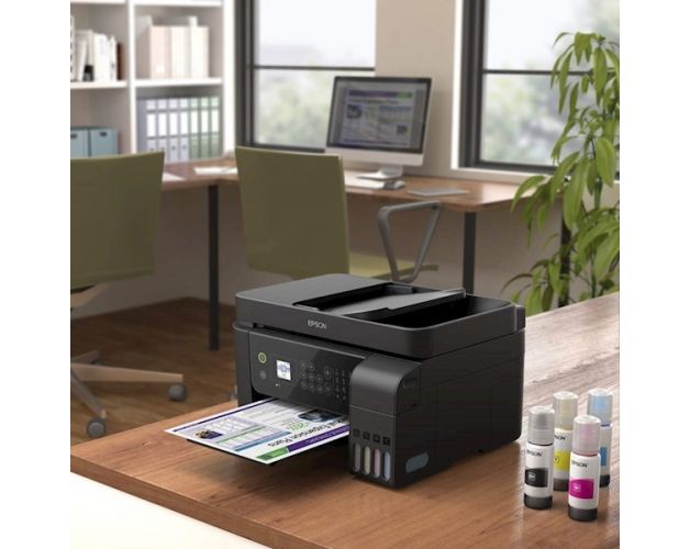 პრინტერი Epson L5190 Wi-Fi All-in-One Ink Tank Printer with ADF/LAN (C11CG85405)