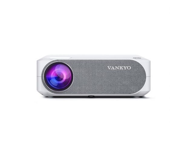 პროექტორი Vankyo Leasure 630W Full HD Mini Video Projector with 50,000 Hours LED Lamp Life, Built-in Speakers, 280 Lumens, White
