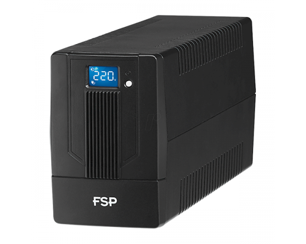 უწყვეტი კვების წყარო FSP iFP 800, 800VA, LCD, USB, Black
