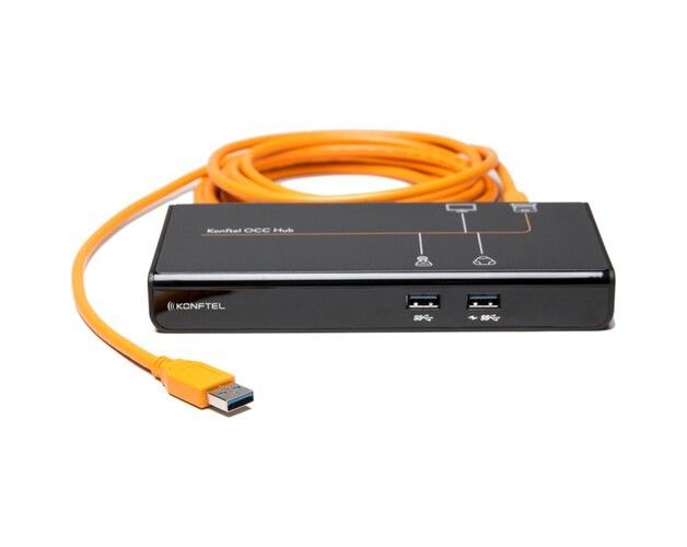 USB ჰაბი Konftel 900102149, OCC Hub for Video Conferencing Systems, USB, HDMI, Black