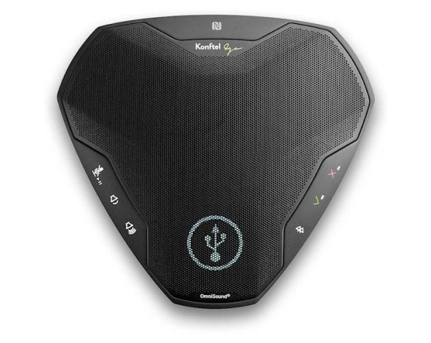 საკონფერენციო დინამიკი Konftel 910101081 Ego, Bluetooth, USB, Speakerphone, Black
