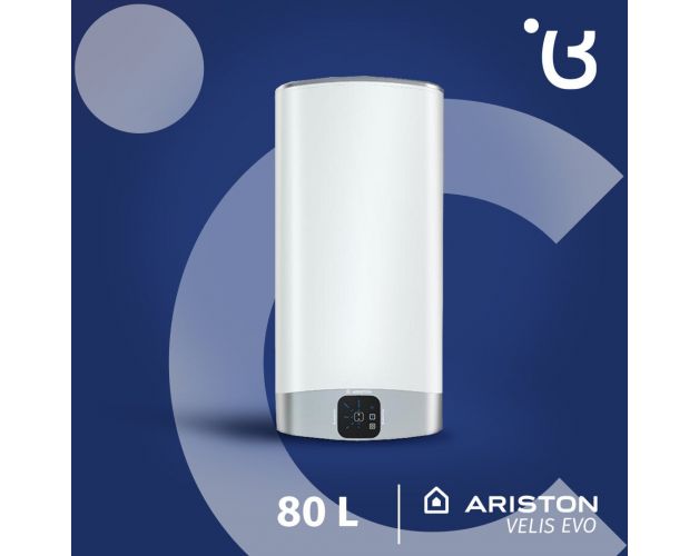 ARISTON - VELIS EVO 80L V/H ელექტრო წყალგამაცხელებელი (3626146)