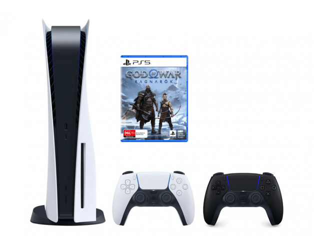 Sony Playstation 5 console with  CD version  white with  God Of War   Ragnarok Bundle  (50074872)  /PS5