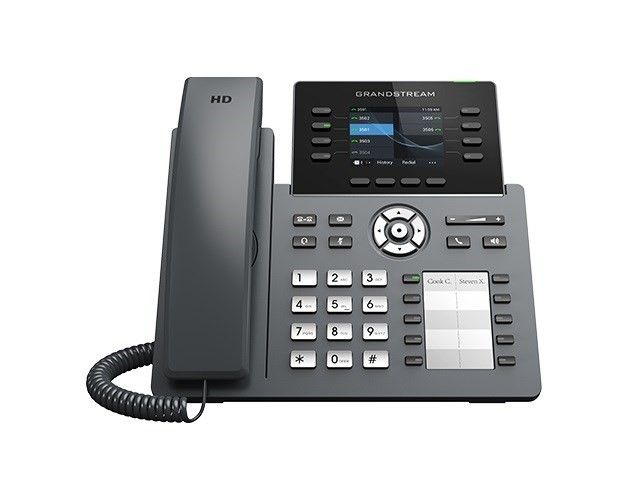 IP ტელეფონი Grandstream GRP2634 IP Phone PoE 4 SIP, 8 Line Keys, WiFi, Grey
