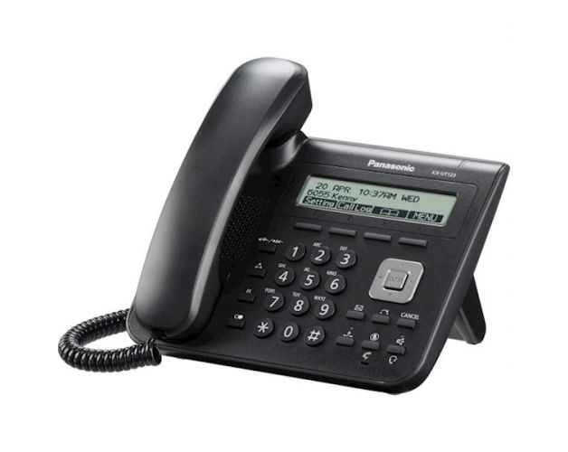 სტაციონალური ტელეფონი PANASONIC (KX-UT123RU-B) SIP