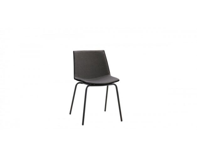 ბარის სკამი ნაჭრის ზედაპირით ბარის სკამი ნაჭრის ზედაპირით, მეტალის ფეხით, ნაცრისფერი/უკან პლასტიკური, BX-XH-8338/black/grey-MJ-1806, BX-316124