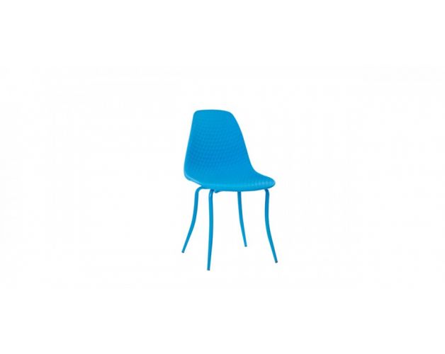 ბარის სკამი პლასტიკური ზედაპირით ბარის სკამი პლასტიკური ზედაპირით, მეტალის ფეხით, ლურჯი, NF-916, NF-211172
